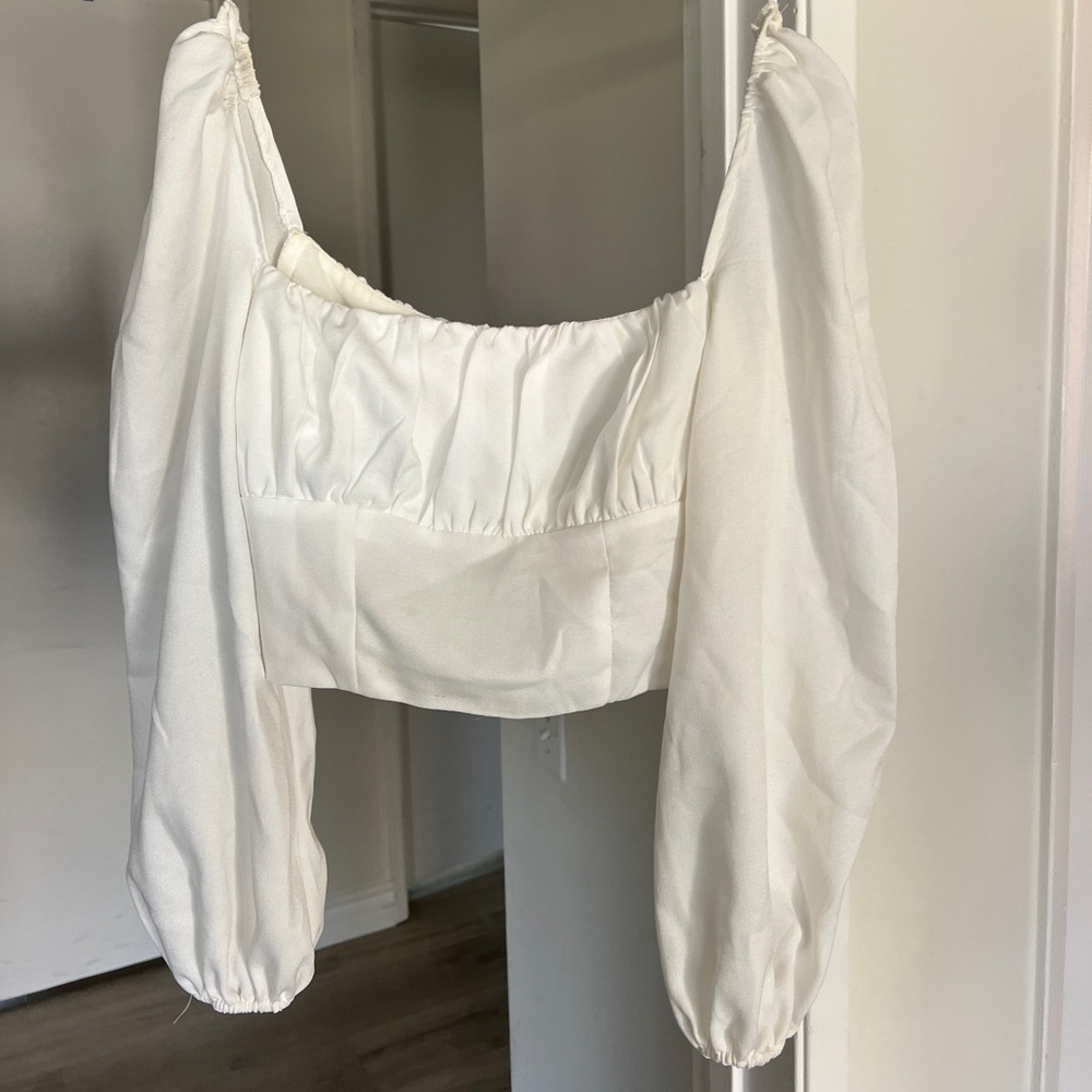 Princess Polly Ariah Long Sleeve Top - White
